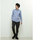 HITOYOSHIダブルネーム クラシカルパターンワイドカラーシャツ