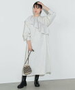 フリル付き スウェット ワンピース