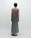 TWチェックラップスカート