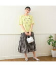 【洗える・セットアップ可・3Lサイズあり】ギンガムチェックフレアスカート
