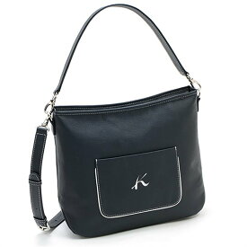 Kitamura 2wayバッグ Y-1150 キタムラ バッグ ショルダーバッグ ネイビー ベージュ ブラック【送料無料】