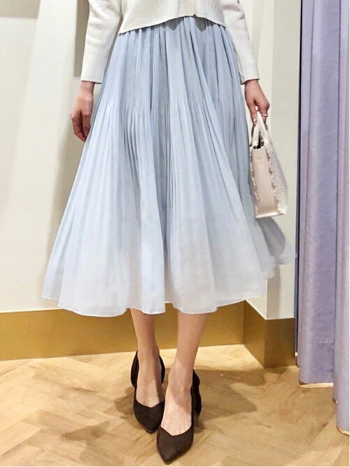 31 Sons De Mode 配色シアープリーツスカート Rakuten Fashion 楽天ファッション 旧楽天ブランドアベニュー Cj3338