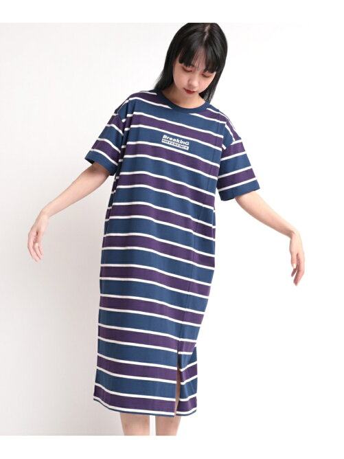 Rna M1617 マルチボーダールーズtワンピース Rakuten Fashion 楽天ファッション 旧楽天ブランドアベニュー Cu9338