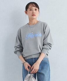 【SALE／70%OFF】UNITED ARROWS green label relaxing ロゴ ニット プルオーバー -ウォッシャブル- ユナイテッドアローズ アウトレット トップス ニット グレー ブラック