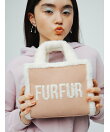 【WEB・一部店舗限定カラー】ムートンロゴトートバッグ