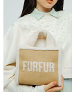 【WEB・一部店舗限定カラー】ムートンロゴトートバッグ