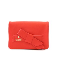 LANVIN COLLECTION ラペリパース 2つ折り財布 マルショウ エンドウ 財布・ポーチ・ケース 財布 ピンク ブラック グリーン【送料無料】