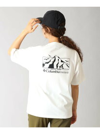 【SALE／30%OFF】Columbia Columbia/ ロマビスタグラフィックショートスリーブTシャツ /コロンビア コロンビア トップス カットソー・Tシャツ ブラック ホワイト ブラウン【送料無料】