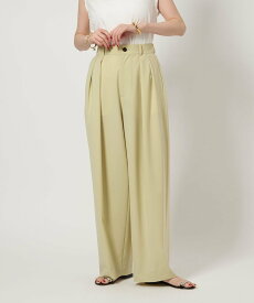 conte ＜conte＞タック イージー テーパードワイドパンツ ユナイテッドアローズ パンツ その他のパンツ イエロー ブラック ブラウン【送料無料】