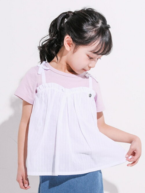 Bebe Online Store キャミソール レイヤード 重ね着風 半袖 Tシャツ 80 130cm Rakuten Fashion 楽天ファッション 旧楽天ブランドアベニュー Cp5340 Bebe Online Store キャミソール レイヤード 重ね着風 半袖 Tシャツ 80 130cm Rakuten Fashion 楽天ファッション 旧楽天ブランドアベニュー Cp5340