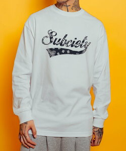 �ySALE�^50%OFF�zSubciety Bandanna glorious L/S tee �T�u�T�G�e�B �g�b�v�X �J�b�g�\�[�ET�V���c �z���C�g �u���b�N�y���������z