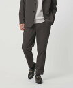 BEAUTY&YOUTH UNITED ARROWS KOMATSU PACK URK 1プリーツ テーパード パンツ ストレッチ セットアップ対応 裏起毛 ビューティー＆ユース　ユナイテッドアローズ パンツ その他のパンツ グレー ブラック ネイビー【送料無料】