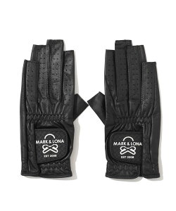 MARK & LONA Ever Breathable Leather Nail Cut Glove �b MEN and WOMEN �}�[�N�A���h���i �X�|�[�c�E�A�E�g�h�A�p�i �S���t�O�b�Y �u���b�N �z���C�g�y���������z