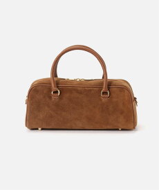 【SALE／30%OFF】B.C STOCK 【WEB+一部店舗限定】AULENTTI / オウレンティ スエードボストンバッグ ベーセーストック バッグ ショルダーバッグ ブラウン グレー【送料無料】