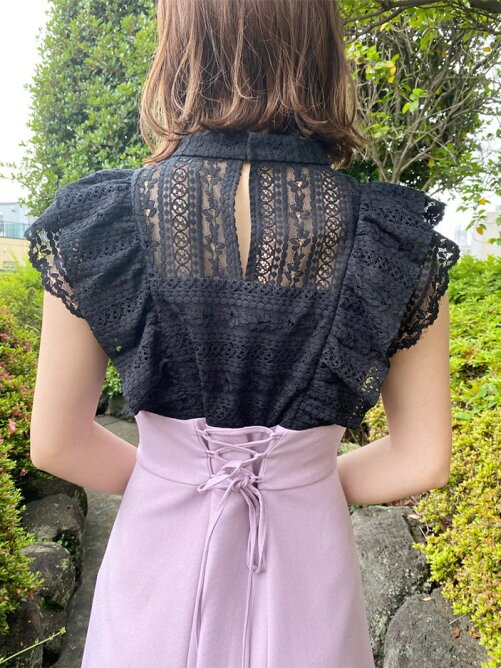 31 Sons De Mode レースアップ切替ワンピース Rakuten Fashion 楽天ファッション 旧楽天ブランドアベニュー Ba0341