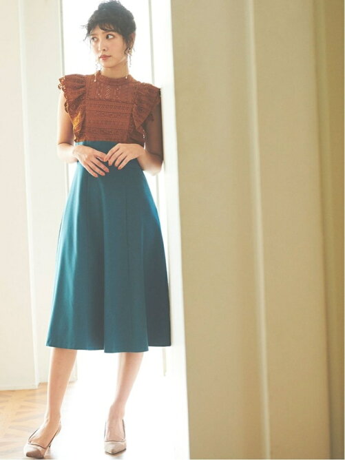 31 Sons De Mode レースアップ切替ワンピース Rakuten Fashion 楽天ファッション 旧楽天ブランドアベニュー Ba0341
