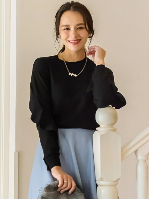 Viaggio Blu 袖フリルニットプルオーバー Rakuten Fashion 楽天ファッション 旧楽天ブランドアベニュー Bt3341