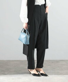 【SALE／10%OFF】URBAN RESEARCH ROSSO ベルトデザインハイウエストパンツ アーバンリサーチロッソ パンツ その他のパンツ ブラック ベージュ【送料無料】