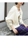 【SALE/30%OFF】ADAM ET ROPE' FEMME ラムコクーンカーディガン アダムエロペ ニット【RBA_S】【RBA_E】【送料無料】