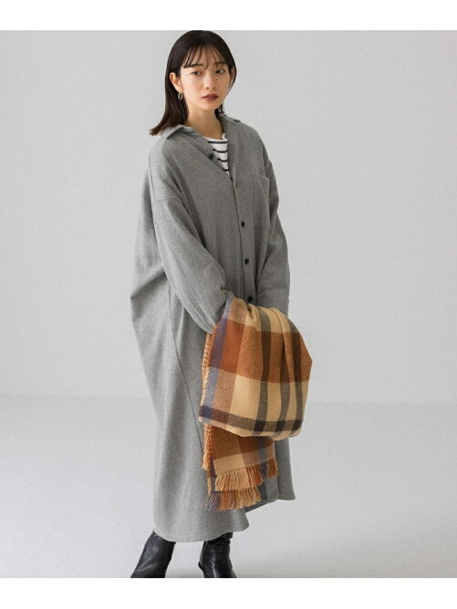 Kbf 起毛シャツワンピース Rakuten Fashion 楽天ファッション 旧楽天ブランドアベニュー Ej1342