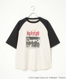 VENCE share style MENs THE BEATLES ザ ビートルズ ツアーラグランTシャツ ヴァンス エクスチェンジ トップス カットソー・Tシャツ ホワイト グレー ネイビー【送料無料】