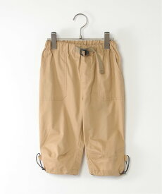 【SALE／40%OFF】ikka 7分丈ドロストタックワークパンツ(120~160cm) イッカ パンツ その他のパンツ ベージュ ブラック