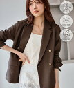 【SALE／10%OFF】ROPE' PICNIC カナパ 金ボタンジャケット/セットアップ対応・UV・抗菌防臭・接触冷感 ロペピクニック…
