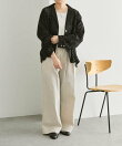 前後異素材パンツ【SUM1 STYLE】