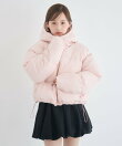 ファーフード付中綿ブルゾン