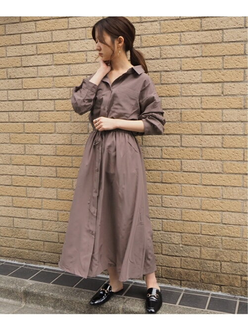 Tiptop Pocket Tiptop ウエストドロストサファリワンピース Rakuten Fashion 楽天ファッション 旧楽天ブランドアベニュー Ak43
