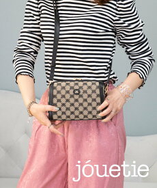 【SALE／10%OFF】jouetie 【jouetie/ジュエティ】JJモノグラムジャガード ショルダーバッグ スタイルコード バッグ ショルダーバッグ ベージュ ブラック ブラウン ネイビー【送料無料】