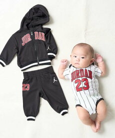 【SALE／20%OFF】Jordan ベビー(55-70cm) セット商品 JORDAN(ジョーダン) JDN MJ 23 JERSEY FZ SET ルーキーキッズ マタニティウェア・ベビー用品 ベビートップス ブラック【送料無料】