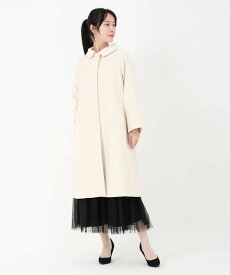 【SALE／50%OFF】STRAWBERRY-FIELDS クラシカルジャガードコート ストロベリーフィールズ ジャケット・アウター その他のジャケット・アウター ブラック ピンク【送料無料】