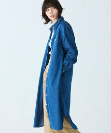 【SALE／40%OFF】LACOSTE ウエストベルト デニムシャツドレス ワンピース ラコステ ワンピース・ドレス シャツワンピース ブルー【送料無料】