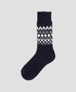 MARGARET HOWELL WOOL FAIRISLE SOCKS }[KbgEnEG CEbOEFA C lCr[yz