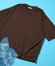 【新色追加】 SUPER ICE / スーパーアイス クルーネック ニットTシャツ / 接触冷感