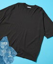 【新色追加】 SUPER ICE / スーパーアイス クルーネック ニットTシャツ / 接触冷感