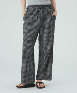 BEAMS HEART WOMEN �_�u���E�G�X�g �`�F�b�N�p���c 26SS �t�F�X �y���� �h���C�^�b�` ���炳�� ���K �r�[���X �n�[�g �p���c ���̑��̃p���c �u���[ �u���b�N�y���������z