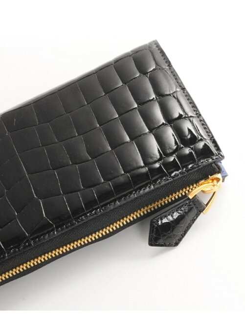 Sankyoshokai クロコダイルl字ファスナー長財布レディースシャイニング加工ゴールド金具ヘンローン全色 Rakuten Fashion 楽天ファッション 旧楽天ブランドアベニュー T