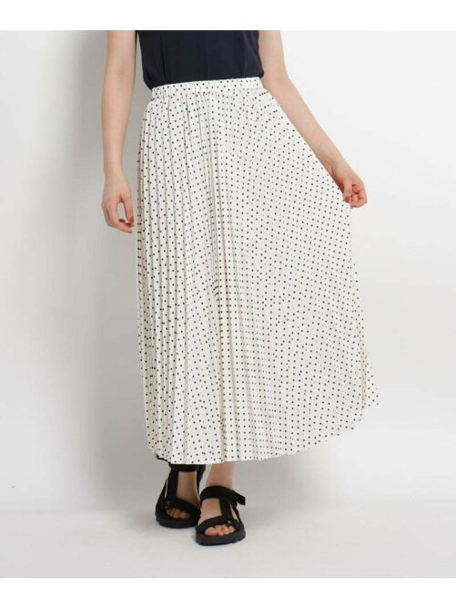 Dessin Xs Lサイズあり 洗える ドット柄プリーツスカート Rakuten Fashion 楽天ファッション 旧楽天 ブランドアベニュー Ax6345