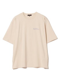 【SALE／70%OFF】BEAMS HEART BEAMS HEART / バックプリント ビッグTシャツ ＜cafe＞ ビームス アウトレット トップス カットソー・Tシャツ ベージュ ホワイト