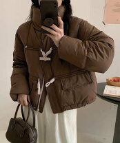 楽天市場】ダッフル ダウン コート（カラーブラウン）（レディース 