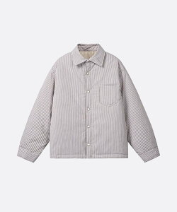 U:UME Stripe Down Jacket ���[�� �W���P�b�g�E�A�E�^�[ �_�E���W���P�b�g�E�_�E���x�X�g �u���[�y���������z