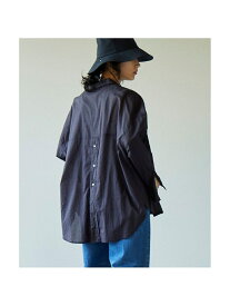 【SALE／20%OFF】GALLARDAGALANTE バックボタンシアーシャツ ガリャルダガランテ シャツ/ブラウス 長袖シャツ グレー【送料無料】