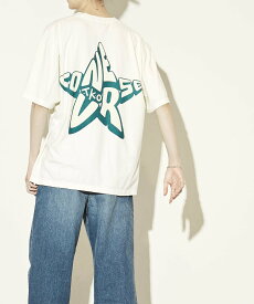 CONVERSE TOKYO PIGMENT DYE ★BACK LOGO TEE コンバーストウキョウ トップス カットソー・Tシャツ パープル ホワイト グリーン ブラック【送料無料】