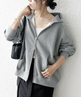 SHIPS any ＜洗濯機可能＞USAコットン 裏起毛 ジップ スウェット パーカー シップス トップス パーカー・…
