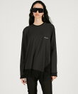 アシメヘムレーストップ / Asymmetrical Hem Lace Top