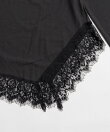 アシメヘムレーストップ / Asymmetrical Hem Lace Top