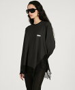 アシメヘムレーストップ / Asymmetrical Hem Lace Top