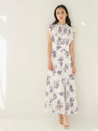 SNIDEL 【販路限定サイズあり】Sustainableプリーツプリントワンピース スナイデル ワンピース・ドレス …